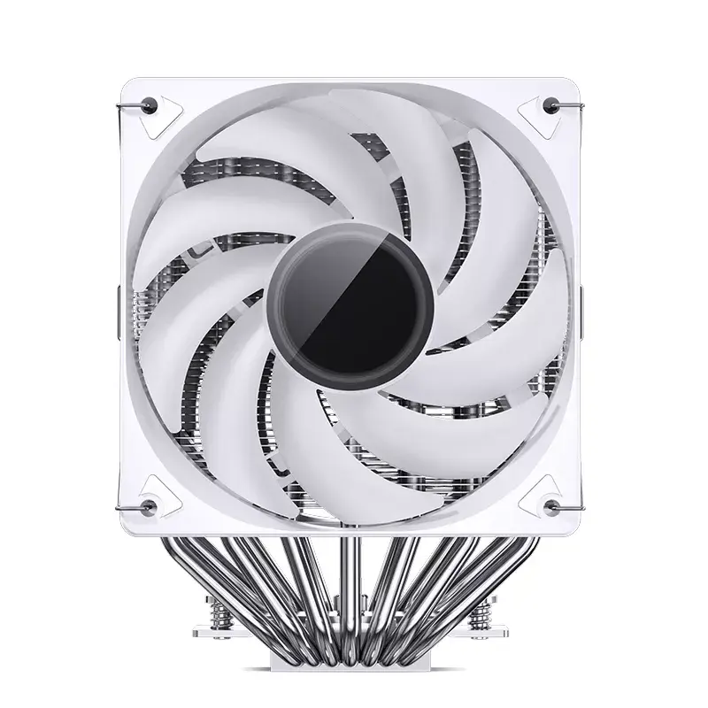 Jonsbo CR-3000 ARGB disipador de CPU de doble torre, 2 x 120 mm, blanco