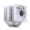 Jonsbo CR-3000 ARGB disipador de CPU de doble torre, 2 x 120 mm, blanco