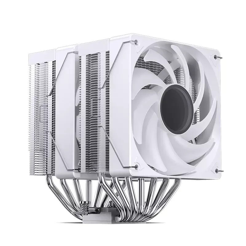 Jonsbo CR-3000 ARGB disipador de CPU de doble torre, 2 x 120 mm, blanco