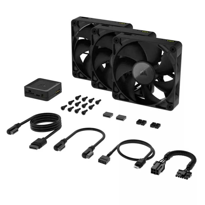 CORSAIR Rx Series iCUE LINK RX120 Kit de ventiladores triple de 120 mm