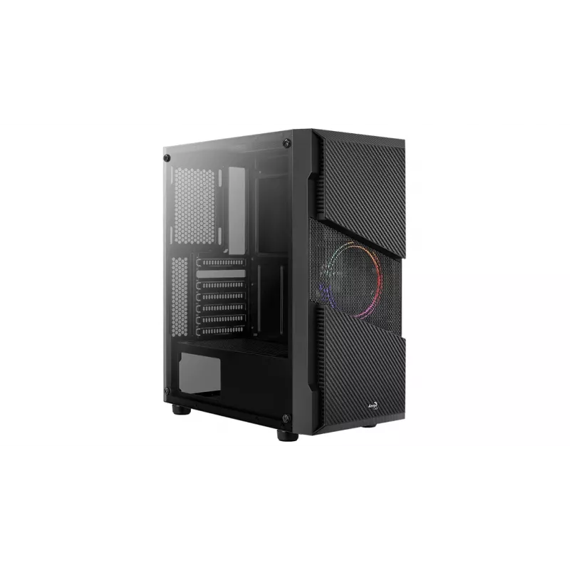 Aerocool Menace Saturn FRGB Midi Tower Negro