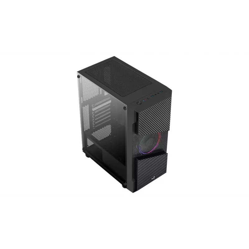 Aerocool Menace Saturn FRGB Midi Tower Negro