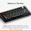 Glorious GMMK 3 Pro HE teclado gaming inalámbrico 75 %, premontado, interruptores Fox HE, ANSI US, negro