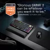 Glorious GMMK 3 Pro HE teclado gaming inalámbrico 75 %, premontado, interruptores Fox HE, ANSI US, negro