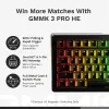 Glorious GMMK 3 Pro HE teclado gaming inalámbrico 75 %, premontado, interruptores Fox HE, ANSI US, negro