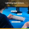 Glorious GMMK 3 Pro HE teclado gaming inalámbrico 75 %, premontado, interruptores Fox HE, ANSI US, negro