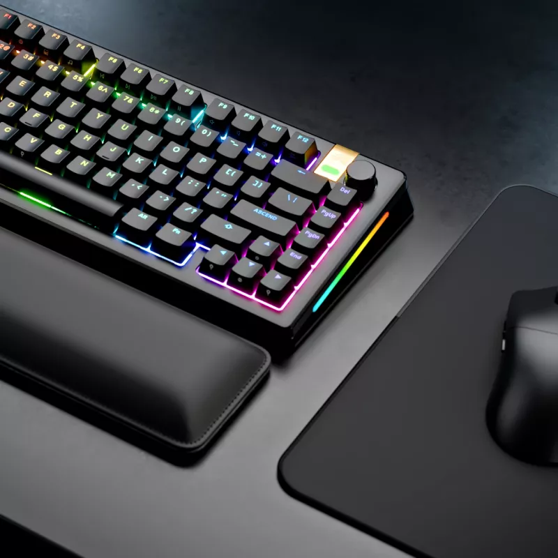 Glorious GMMK 3 Pro HE teclado gaming inalámbrico 75 %, premontado, interruptores Fox HE, ANSI US, negro