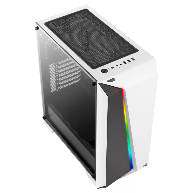 Caja de PC Aerocool Cylon Pro Tempered Glass Midi Tower Blanco