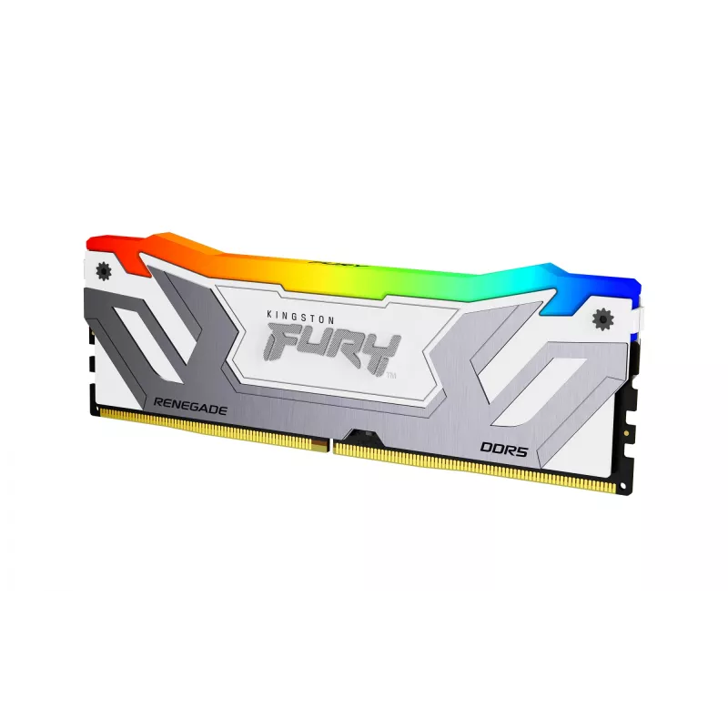 Kingston Technology FURY 48 GB 8400 MT/s DDR5 CL40 CUDIMM (Kit de 2 uds.) Renegade RGB White XMP