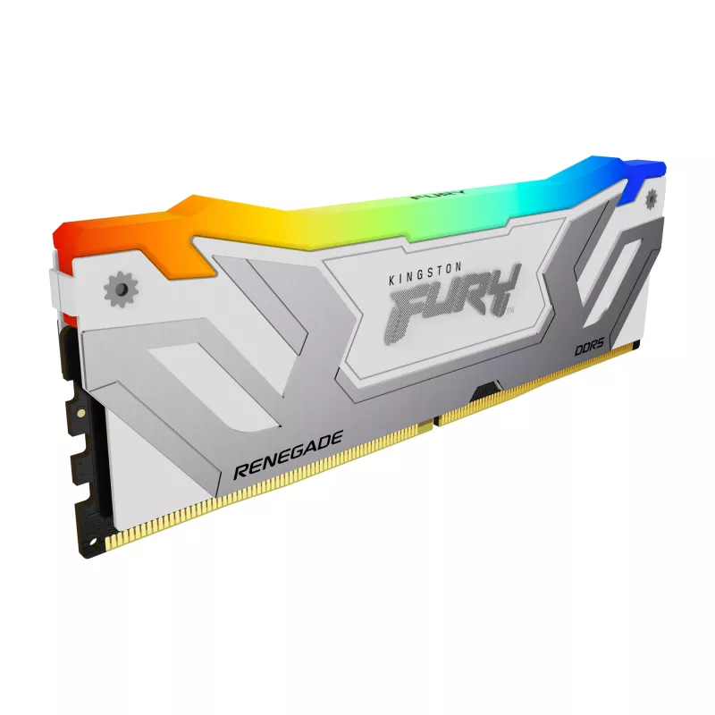 Kingston Technology FURY 48 GB 8400 MT/s DDR5 CL40 CUDIMM (Kit de 2 uds.) Renegade RGB White XMP