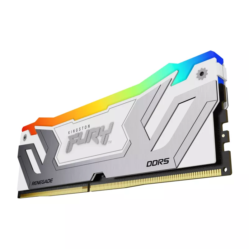 Kingston Technology FURY 48 GB 8400 MT/s DDR5 CL40 CUDIMM (Kit de 2 uds.) Renegade RGB White XMP