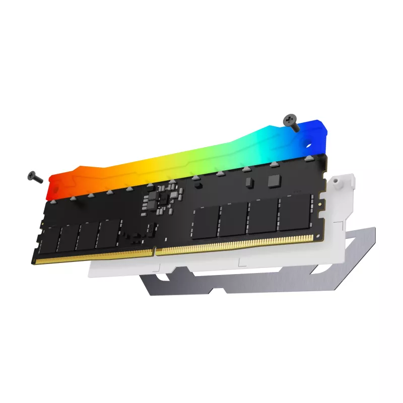 Kingston Technology FURY 48 GB 8400 MT/s DDR5 CL40 CUDIMM (Kit de 2 uds.) Renegade RGB White XMP