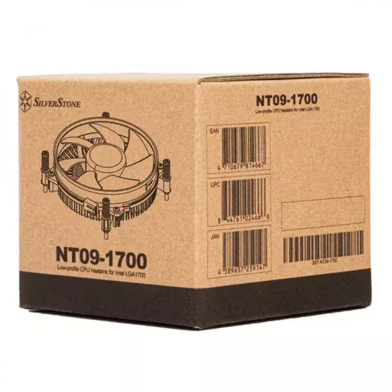 SilverStone SST-NT09-1700 Nitrogon disipador de aire para CPU, 92 mm, LGA1700, aletas de aluminio