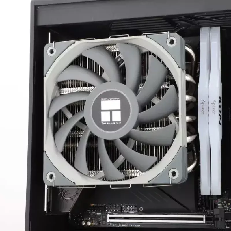 Disipador/ventilador Thermalright AXP120-X67 12 cm Negro Gris Metálico