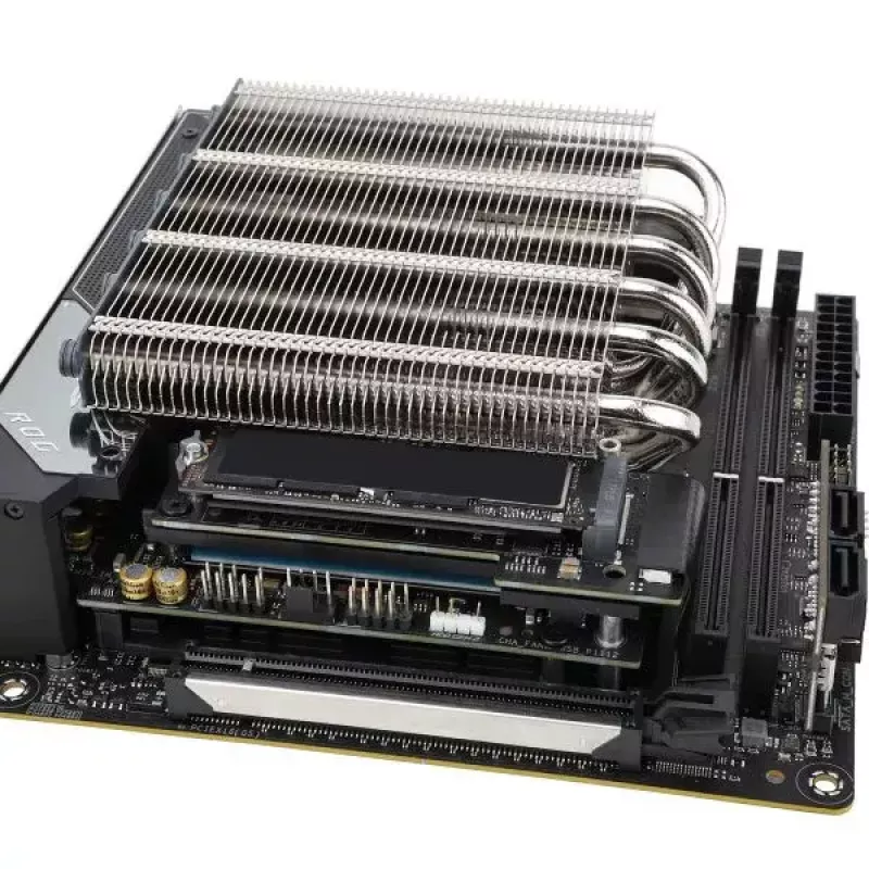 Disipador/ventilador Thermalright AXP120-X67 12 cm Negro Gris Metálico