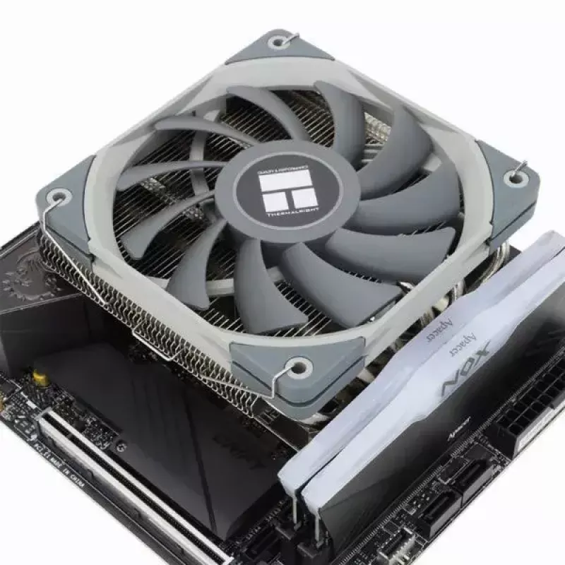 Disipador/ventilador Thermalright AXP120-X67 12 cm Negro Gris Metálico