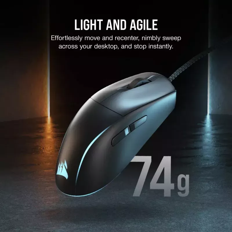 Ratón Corsair M75 Ligero RGB USB Tipo-A