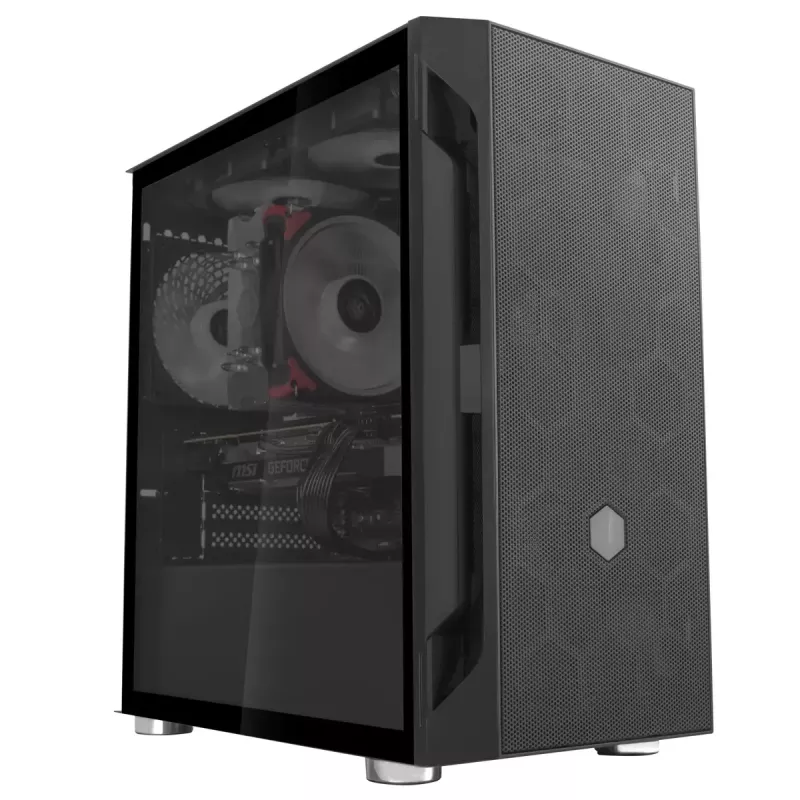 Caja de PC Silverstone FARA H1M Micro Tower Negra