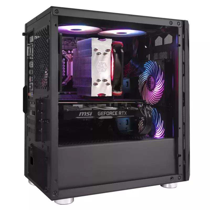 Caja de PC Silverstone FARA H1M Micro Tower Negra