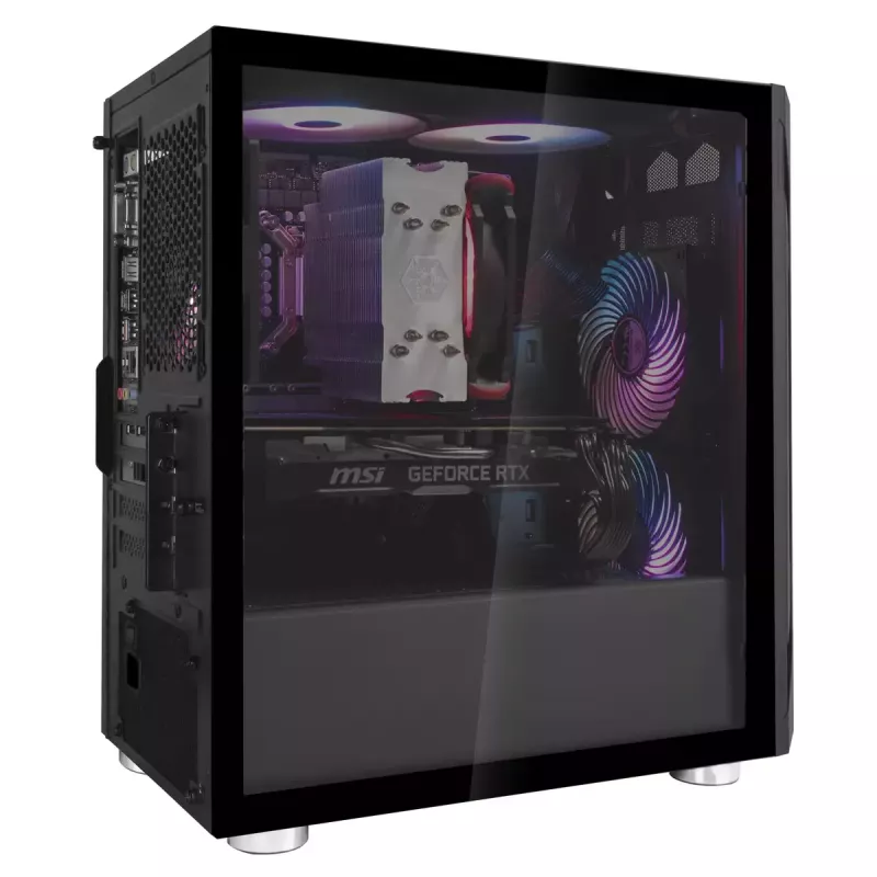 Caja de PC Silverstone FARA H1M Micro Tower Negra