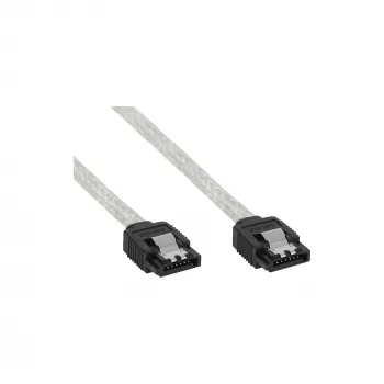 Cable redondo SATA 6Gb/s InLine con bloqueos 0,5m