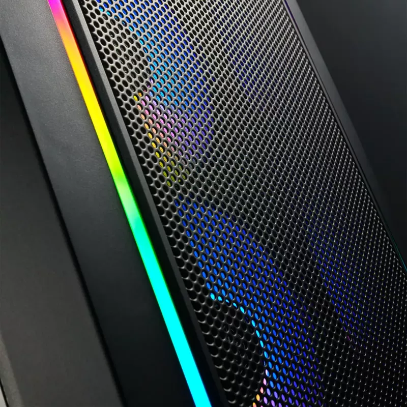 Caja de PC Silverstone FARA 312Z Midi Tower negra