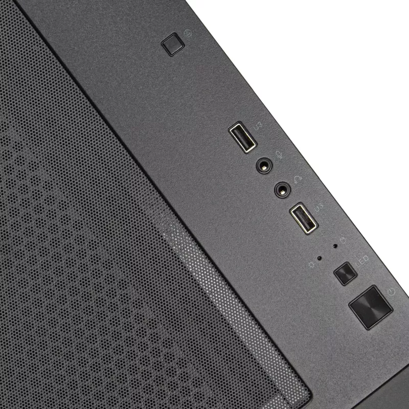 Caja de PC Silverstone FARA 312Z Midi Tower negra
