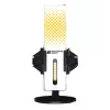 Micrófono para PC Endgame Gear XSTRM - USB con cable, sensibilidad -36 dB, 20-20000 Hz, controles táctiles, cable de 2 m, negro/blanco
