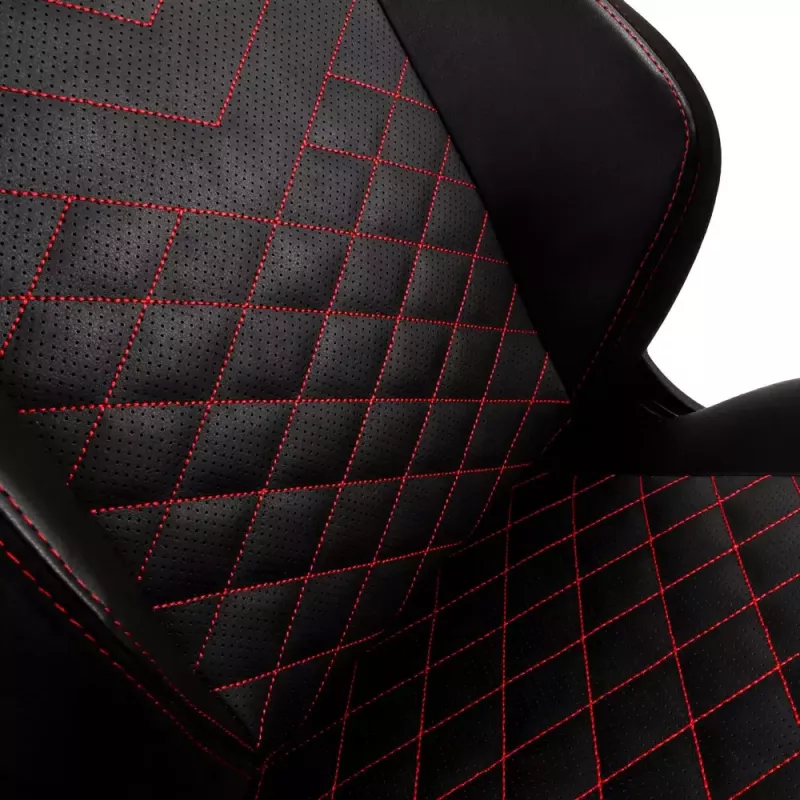 noblechairs HERO PU silla gaming, negro/rojo