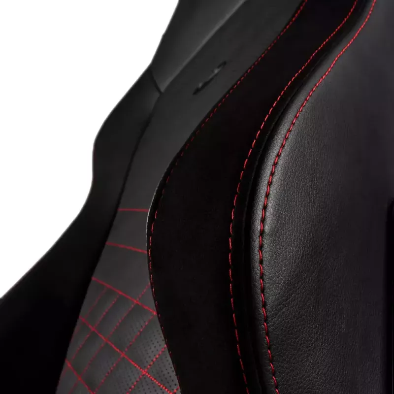 noblechairs HERO PU silla gaming, negro/rojo