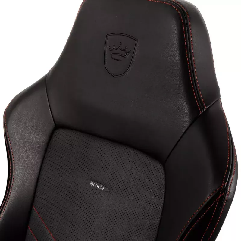 noblechairs HERO PU silla gaming, negro/rojo