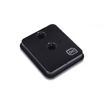 Refrigerador de agua + backplate Aquatuning GmbH 13058 Acetal cobre negro 63mm 73mm 21mm