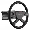 Moza Racing TSW volante, volante, PC, con cable e inalámbrico, negro, aluminio, cuero sintético, polímero, cable