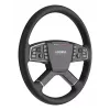 Moza Racing TSW volante, volante, PC, con cable e inalámbrico, negro, aluminio, cuero sintético, polímero, cable