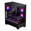 Phanteks XT View PH-XT523V1_DBK01 caja de PC Midi Tower, E-ATX, cristal templado, D-RGB, negro
