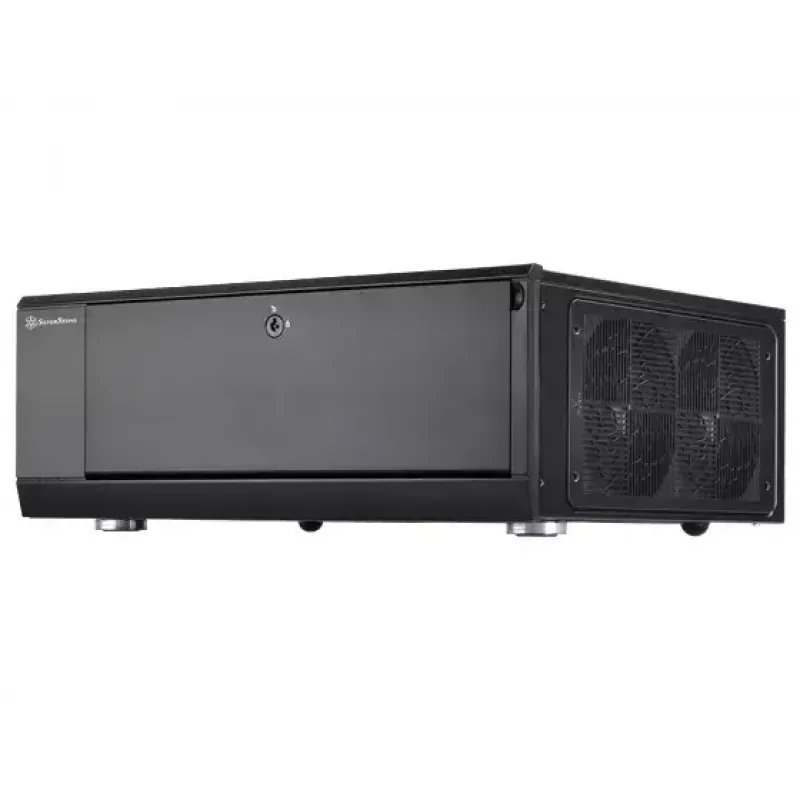 Caja de PC Silverstone GD10 HTPC negra