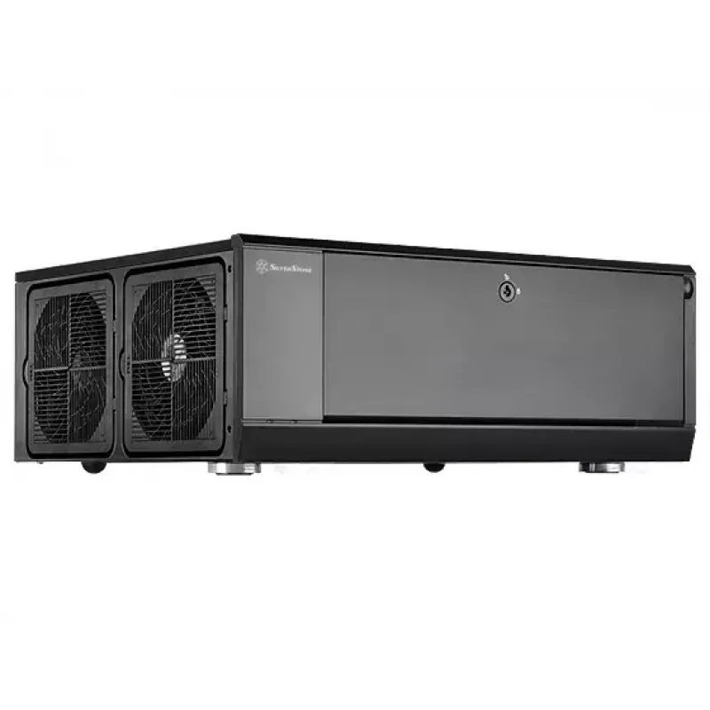 Caja de PC Silverstone GD10 HTPC negra