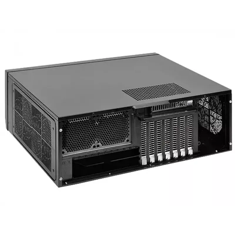 Caja de PC Silverstone GD10 HTPC negra