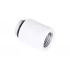 Conector de tubo Alphacool 17568 blanco rosca de 1/4 de pulgada 20 mm de profundidad