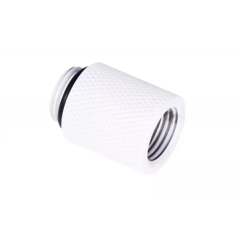 Conector de tubo Alphacool 17568 blanco rosca de 1/4 de pulgada 20 mm de profundidad