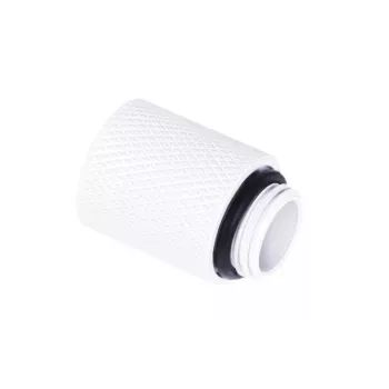 Conector de tubo Alphacool 17568 blanco rosca de 1/4 de pulgada 20 mm de profundidad