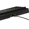 Glorious Gaming GMMK 3 HE 65% Prebuilt con cable negro - US, con cable, USB, mecánico, QWERTY, RGB LED, negro