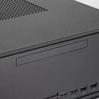 SilverStone MILO 11 SST-ML11B caja de PC sobremesa Micro-ATX delgada