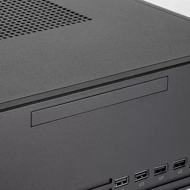SilverStone MILO 11 SST-ML11B caja de PC sobremesa Micro-ATX delgada