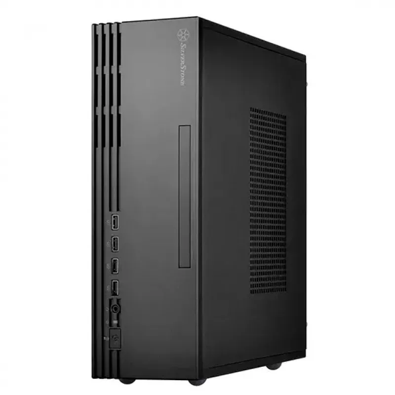 SilverStone MILO 11 SST-ML11B caja de PC sobremesa Micro-ATX delgada