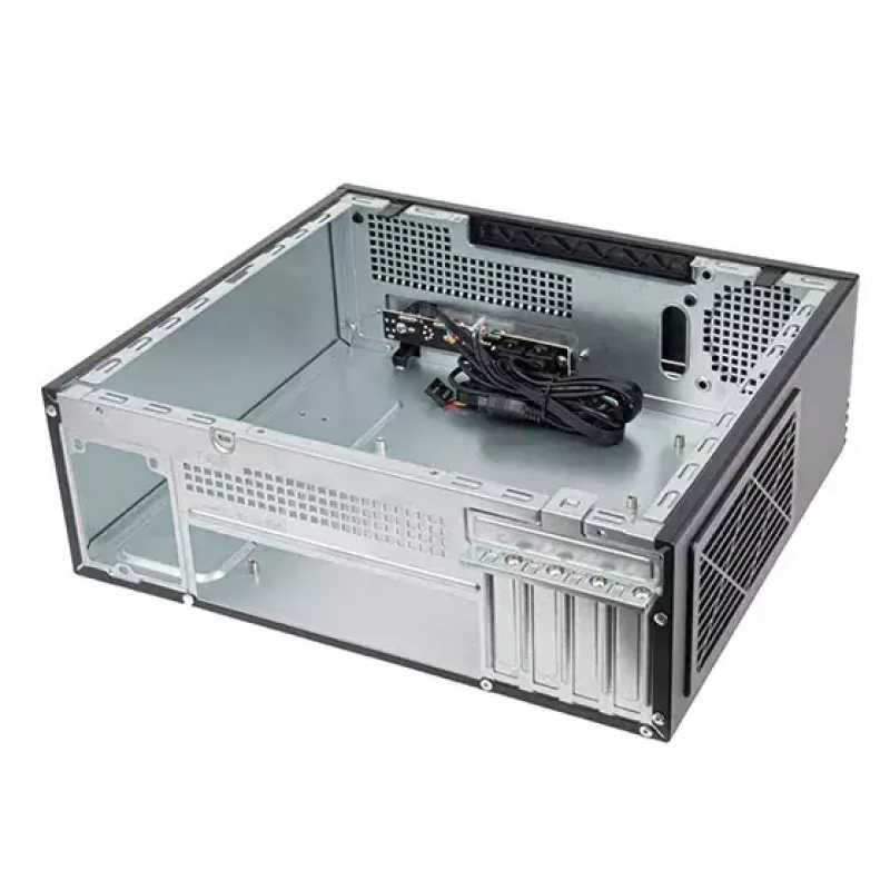 SilverStone MILO 11 SST-ML11B caja de PC sobremesa Micro-ATX delgada