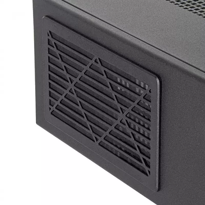 SilverStone MILO 11 SST-ML11B caja de PC sobremesa Micro-ATX delgada