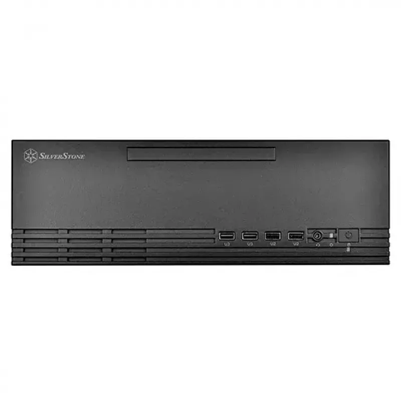 SilverStone MILO 11 SST-ML11B caja de PC sobremesa Micro-ATX delgada
