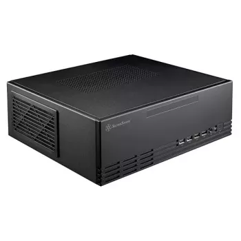 SilverStone MILO 11 SST-ML11B caja de PC sobremesa Micro-ATX delgada