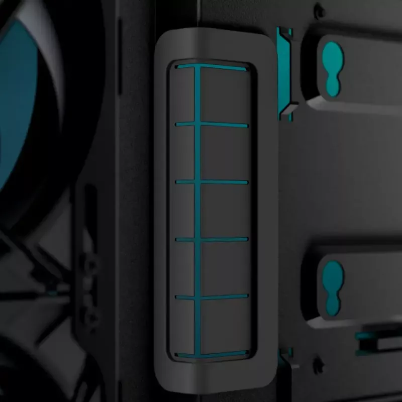 ARCTIC Xtender VG (Black) Caja de PC E-ATX Premium con montaje vertical de GPU